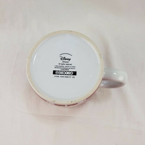 Disney Minnie Mouse Coffee Mug Cup Galerie Christmas Red XL Oversized - Picture 5 of 5